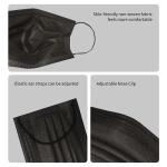 3 ply 4ply Medical Surgical Face mask Dental Black Face Mask TYPE IIR EN14683