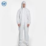 Microporous Polypropylene Disposable Suits PE Coverall Non Woven