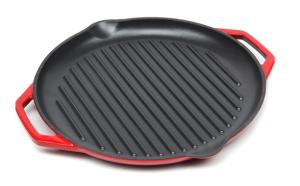 China Enameled Cast Iron Round Grill Pan factory