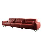 Light Luxury Leather Soft Sofa Space Capsule Cinema Sofa Living Room Combination