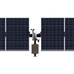 3kw 5kw 10kw actuator following sun 2 axis sun tracker solar system