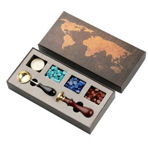 China Custom Wax Seal Box Kit with Sealing Beads for Envelope Wedding Packaging Gifts factory