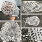 Blue Non Woven Disposable Bouffant Cap Nurse Disposable Clip Cap