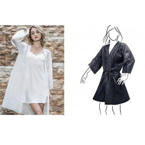 China OEM Waterproof Disposable Spa Wear Bathrobes Kimonos Massage Shops factory