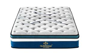China OEM good quality knitting fabric pocket spring mattress roll up in a box factory