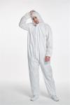 SMS Disposable Protective Coverall Microporous Suit Attached Hood Wholesale