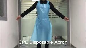 China Cheap Price New Material Disposable Protective Apron Biodegradable Industrial Waterproof Apron factory