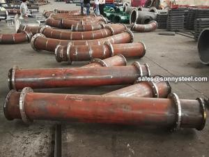 China Ceramic Lined Lateral Pipe Wye factory