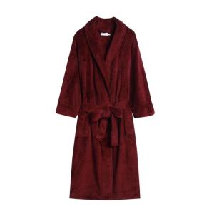 China super soft cheap adults coral fleece bathrobe Bodysuit bathrobe women Wholesale pajamas flanne fleece bathrobe factory