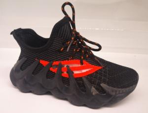 China Kids Shoes Flyknit Sneaker Shoes Sport Shoes Walking Jogging Running Lace up Casual Shoes Children Shoes factory