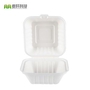 China Biodegradable Food Container Burger Box friendly fully factory