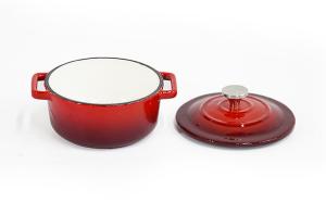 China MINI ENAMELLED CAST IRON ROUND COCOTTE factory