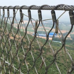 China Stainless Steel Knotted Wire Rope Mesh Flexible Protecting Animals factory