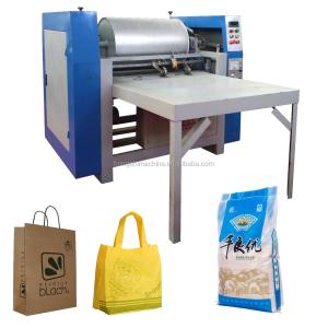 China 1-5 Colors Offset Kraft Paper Printer Machine Polythene Jute Rice Mylon Plastic Bag Printing Machine Price factory