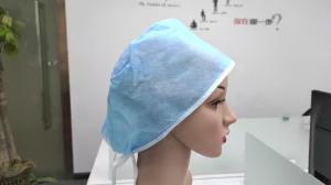 China SMS Disposable Non Woven Cap Elastic Non Woven Surgical Cap factory
