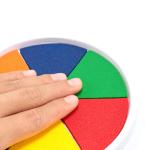 High Quality Washable Craft DIY Color Round Finger Printing Stamp Ink pad