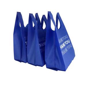 China Gift Recyclable Vest Shopping Bag factory