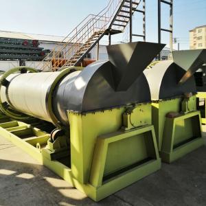 China Organic fertilizer rotary drum churning granulator new type organic fertilizer product line on sale factory
