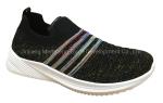 New Style Women′s Fashion Shoes Flyknit Shoes Suede Leather Sneaker Shoes Sport