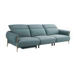 Modern Minimalist Leather Lift-Type Multifunctional Sofa Three Living Room