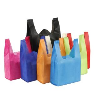 China Reusable T Shirt Nonwoven Bag factory