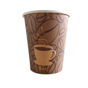 China Eco Friendly Personalized Disposable Coffee Cups Customized 8oz factory