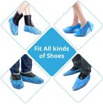 Factory Direct Wholesale CPE Shoe Cover Blue Hospital Shoe Covers 40x17cm