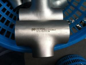 China ASTM A403 Pipe Fittings Forged Alloy Steel / stainless steel equal tee ,304L 316L 310S 904L 2205 factory