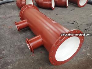 China Alumina Ceramic Lined Project factory