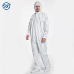S&J SMS/Microporous/PP/Safety Protective Chemical Disposable Coverall