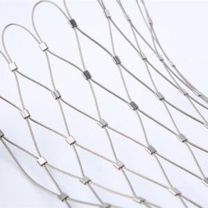 China Stainless Steel Wire Zoo Mesh Fatigue Resistance For Global Decoration factory