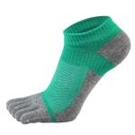 Customized Invisible Pure Cotton Breathable Five Finger Sports Socks Colorful