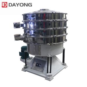 China Round Separator Fine Salt Vibrating Screen Circular Tumbler Screen Machine factory