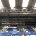 steel structure large span roof truss warehouse stadium