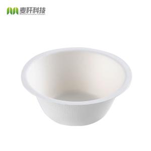 China Christmas Sugarcane Bagasse Biodegradable Disposable Bowl Oval Shape factory