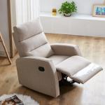 Nordic Small Apartment Sofa Single Multifunctional Fabric Sofa Lounge Chair