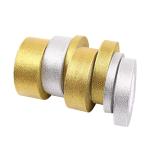 2020 new arrival PET material gold green belt Roll packing Silver belt glitter