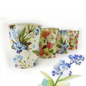China Begonia flower orchid no peculiar smell no deformation disposable paper cup factory