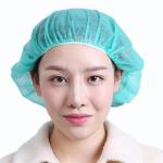 10gsm Disposable Non Woven Cap Spa Salon Disposable Surgical Hair Cap