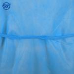 65g Plus Size Disposable Isolation Gowns Round Neck Doctor Isolation Gown