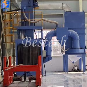 China Steel plate profile pipe steel angle shot blasting Machine factory