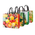 Wine Fruit Vegetable Eco Friendly Non Woven Bags , Fashion Black Non Woven Bag