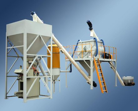 China Mortar mixing plant factory