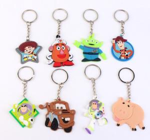 China Durable Pvc / Rubber / Silicone Rubber Keychain For Children factory