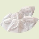 Handmade CPE Blue Disposable Shoe Covers Anti Skid Medical Shoe Protectors