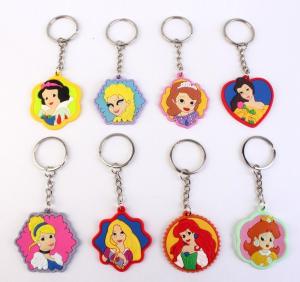 China Ladies Pvc / Rubber / Silicone Rubber Keychain Easy To Take factory