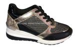 Fashion Performance Pu Women Sports Shoes Imitation Leather High Heel Sneaker
