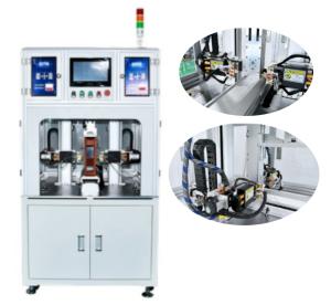 China 220V/380V EV 21700 Automatic Double-Side Cylindrical Batteries 18650 Pack Spot Welding Machine factory