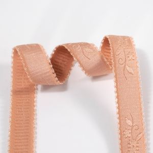 Custom Printed Elastic Band Knitted Jacquard Pattern Nylon Rubber Anti Slip