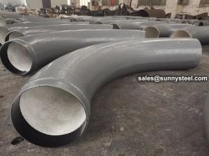 China Alumina Lined Elbow Ceramic On Sale factory